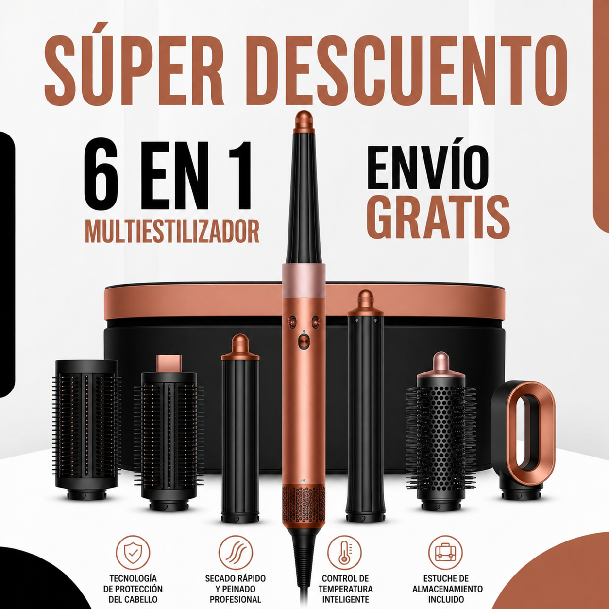 LYRA™ Airwrap 6 en 1 Bluetooth - 2026